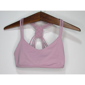 Lululemon Love Knot Sports Bra Pink Non-Padded Size 4